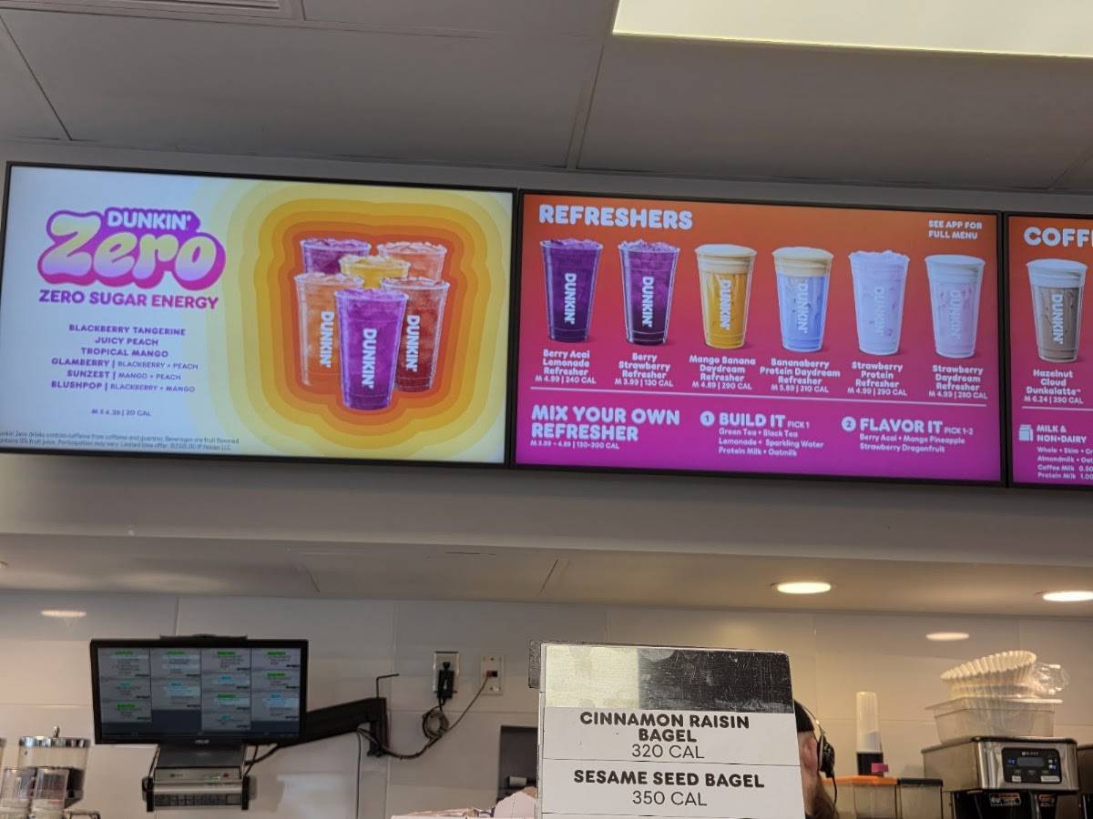 Dunkin' меню