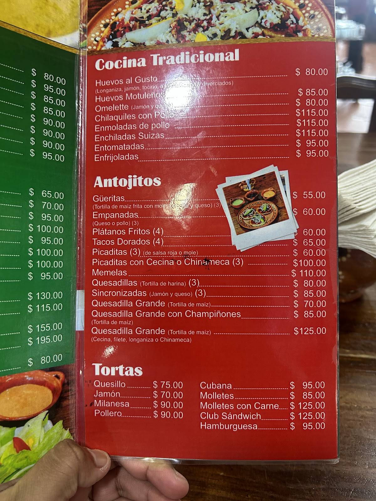 El Arrayán меню