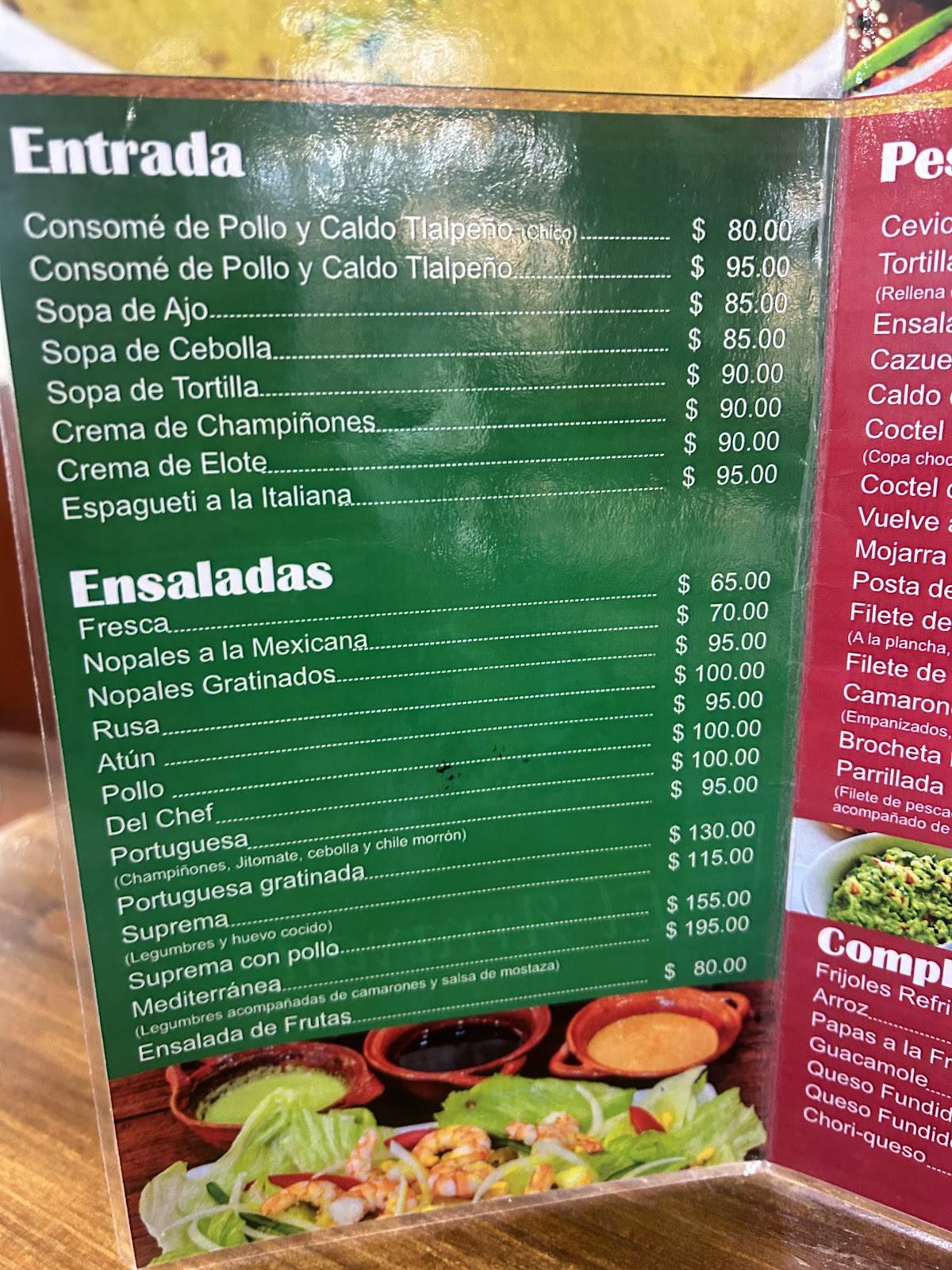 El Arrayán меню