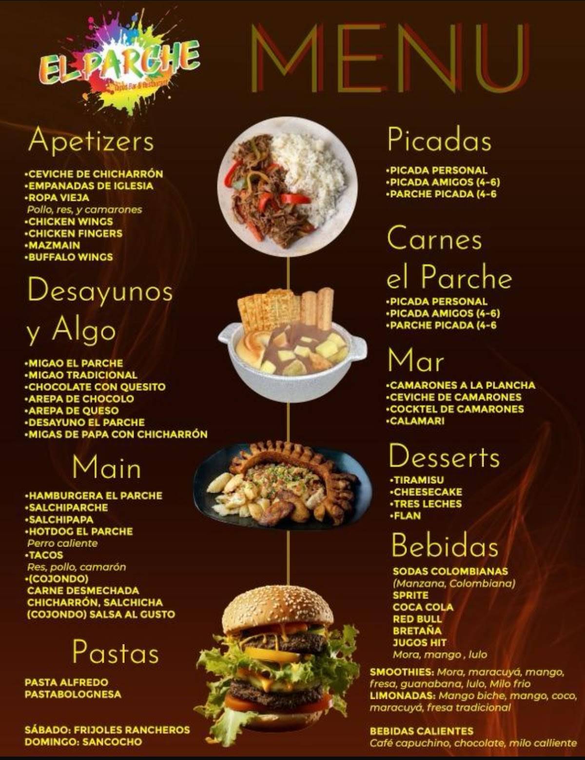 El Parche меню