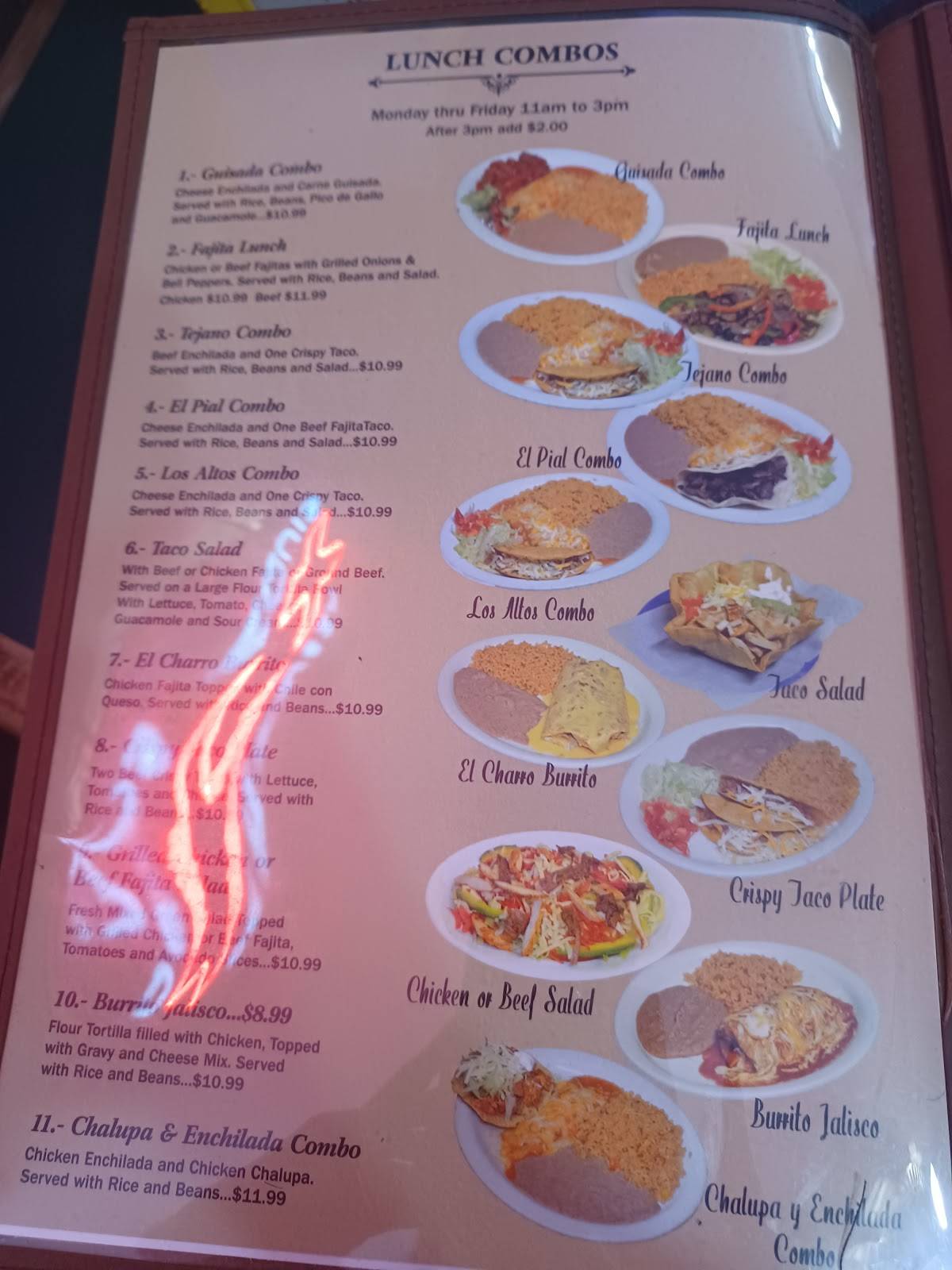 El Rincon Del Charro меню