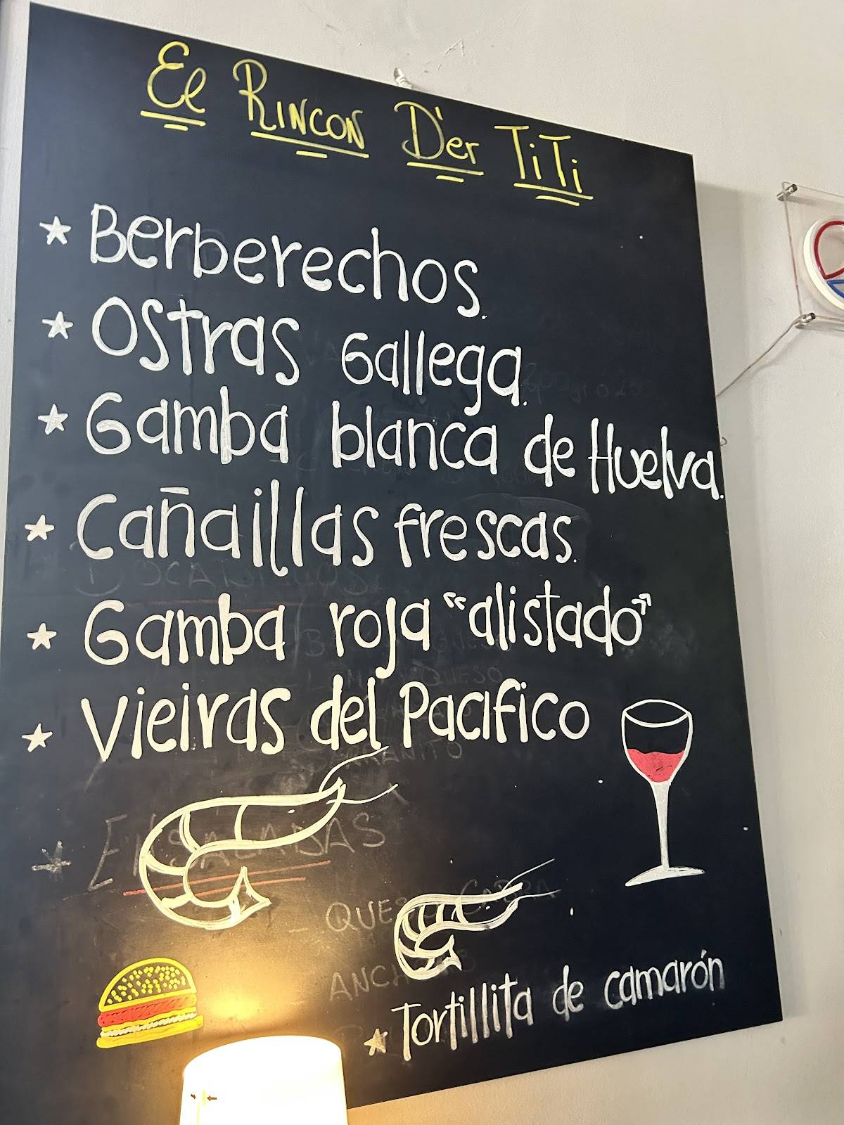 El Rincón d'er TiTi меню