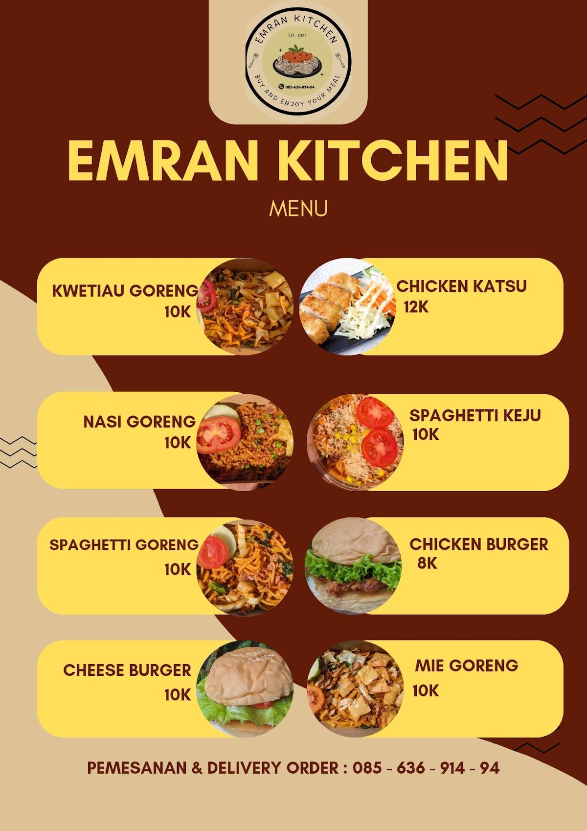 Emran Kitchen меню