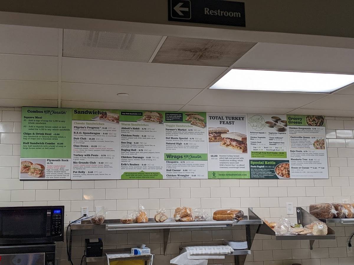Erik's DeliCafe of San Ramon меню