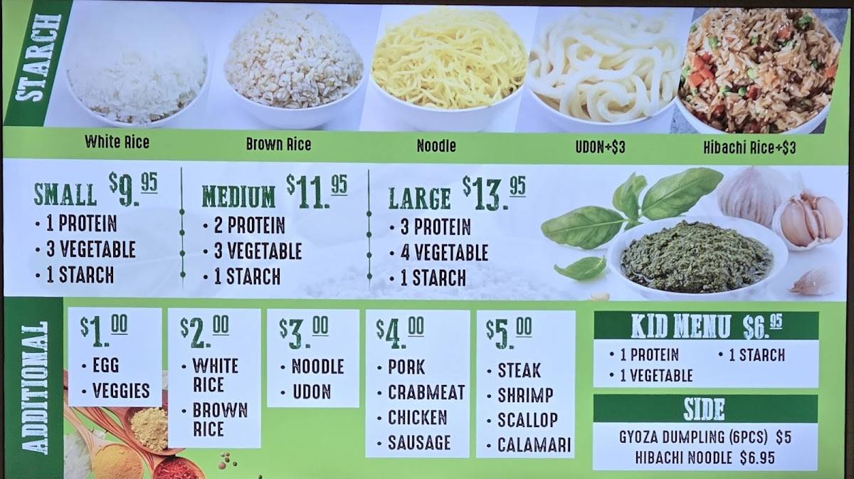 Express Bowl (Baton Rouge) меню