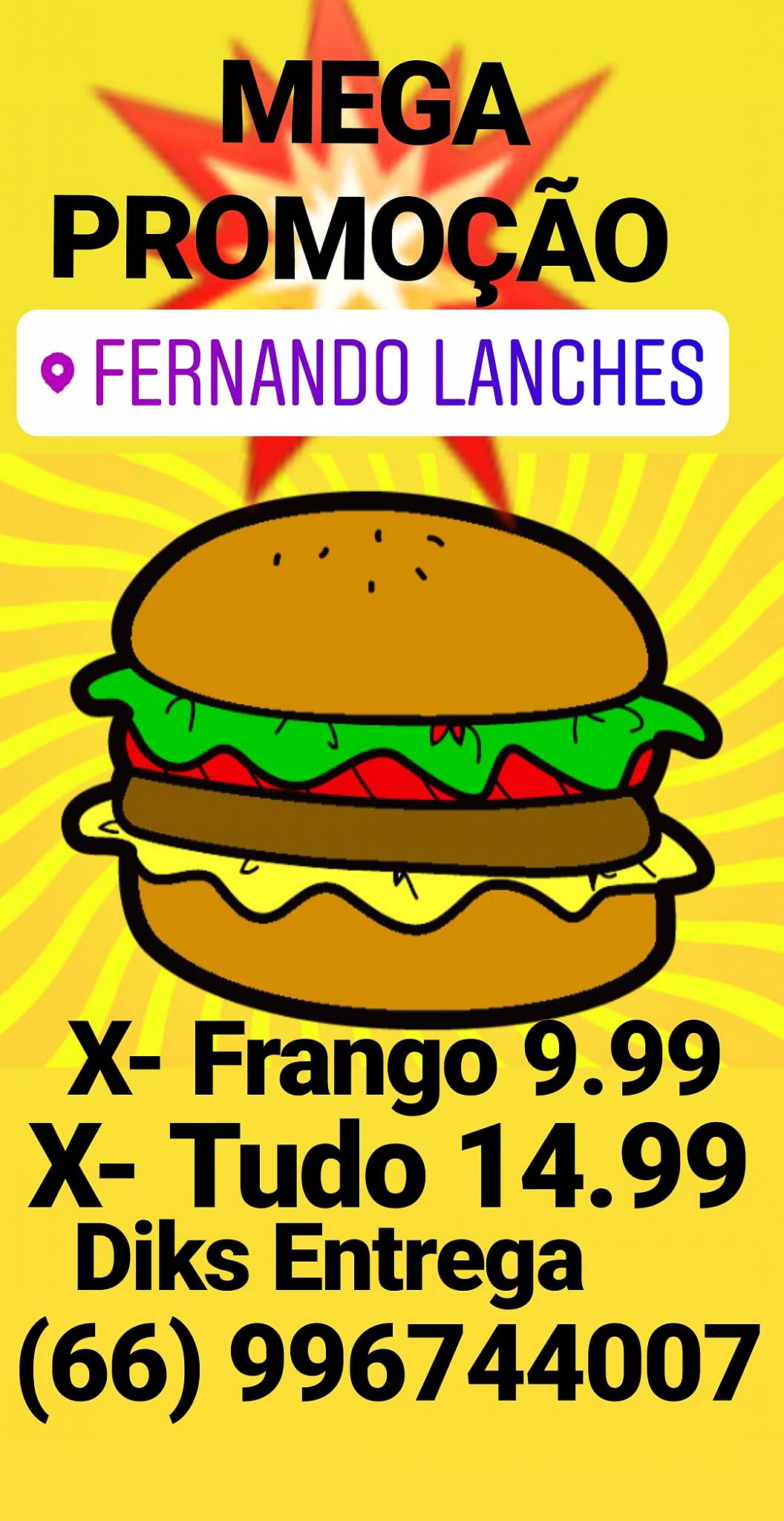 Fernando Lanches меню