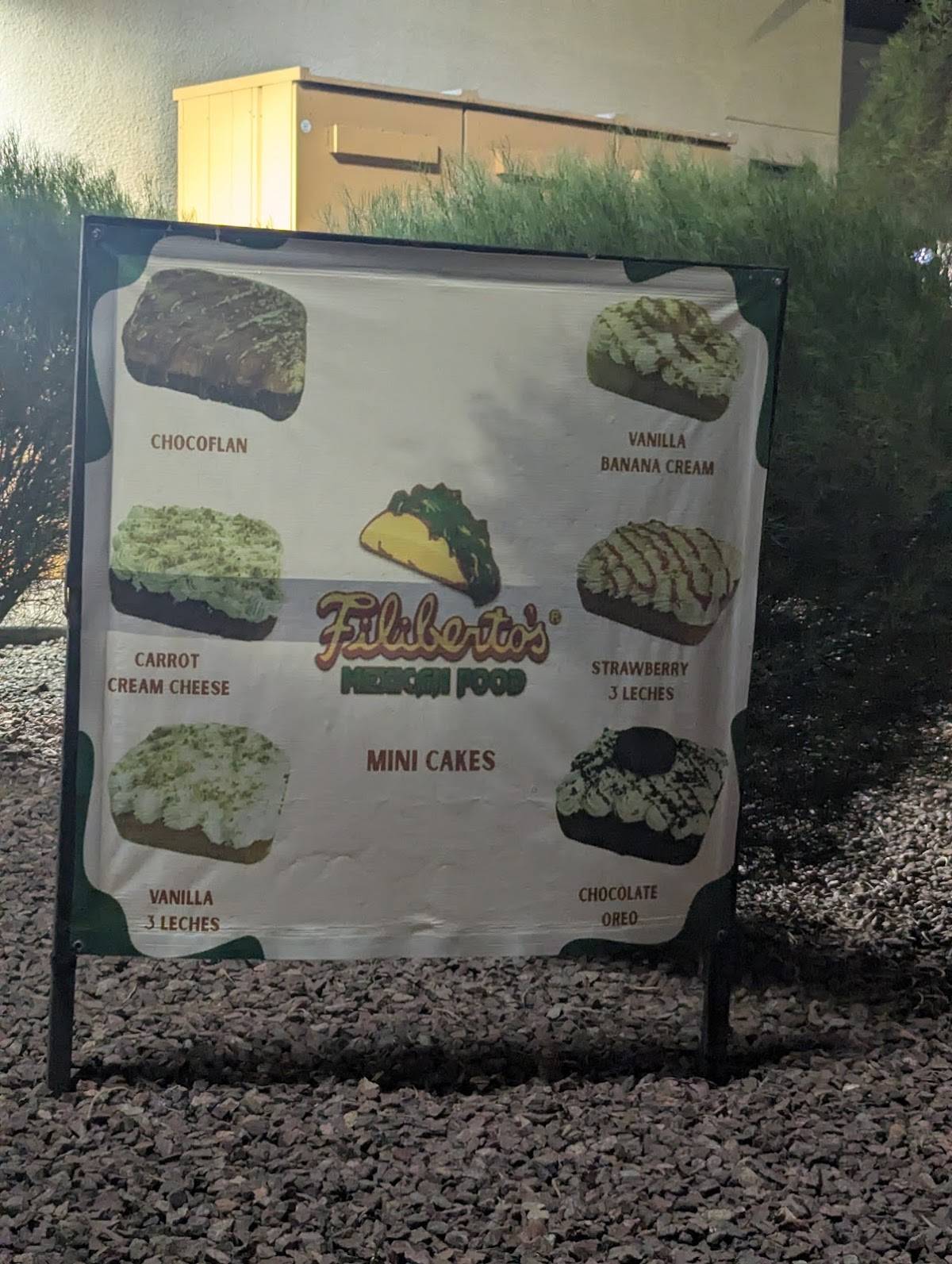 Filiberto's Mexican Food меню
