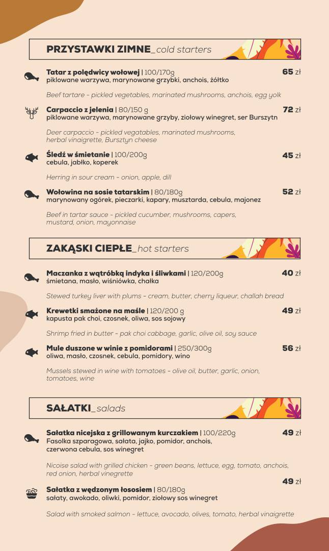 Folk Kuchnia Lokalna меню