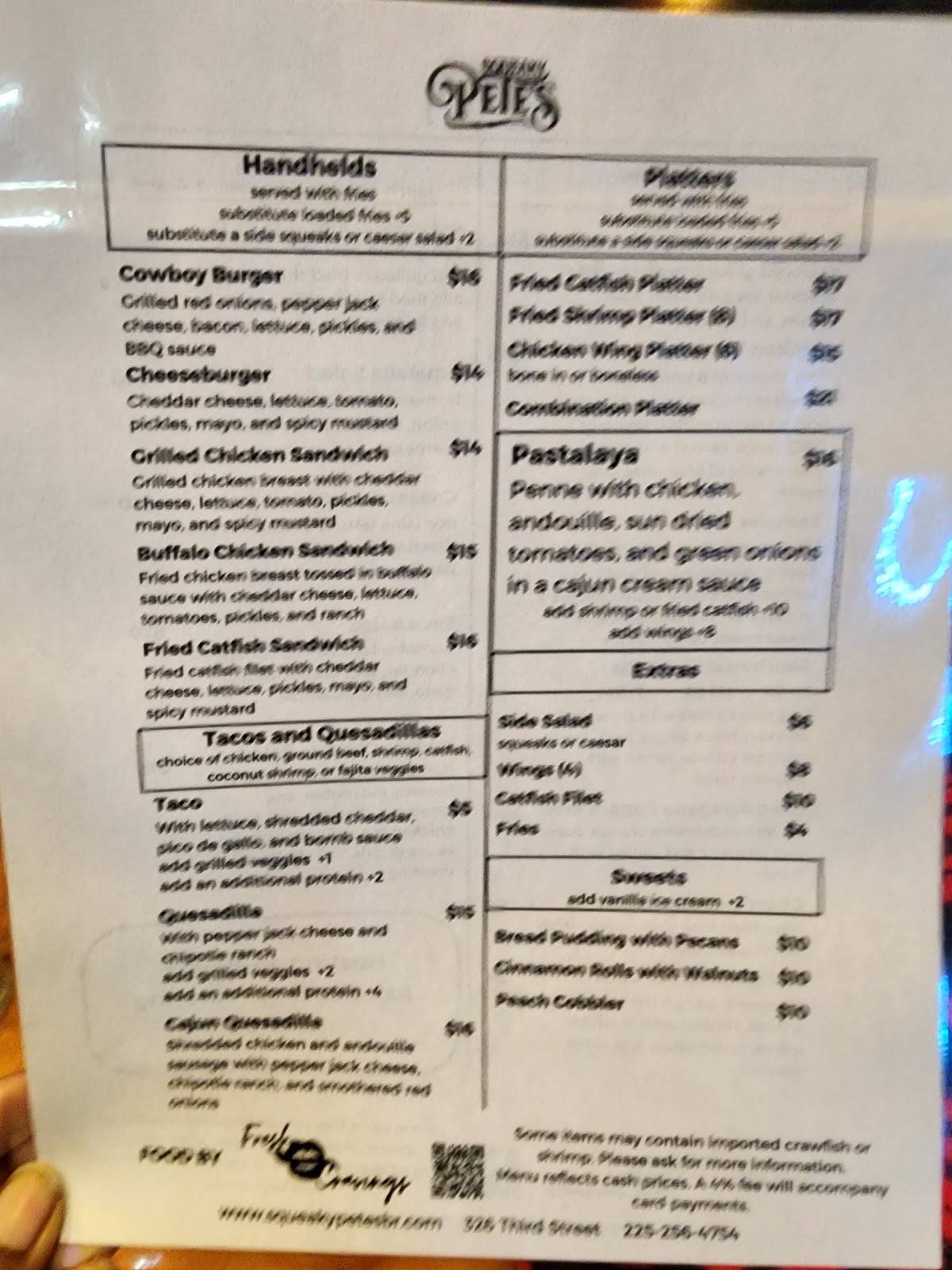 Fresh Cravings меню