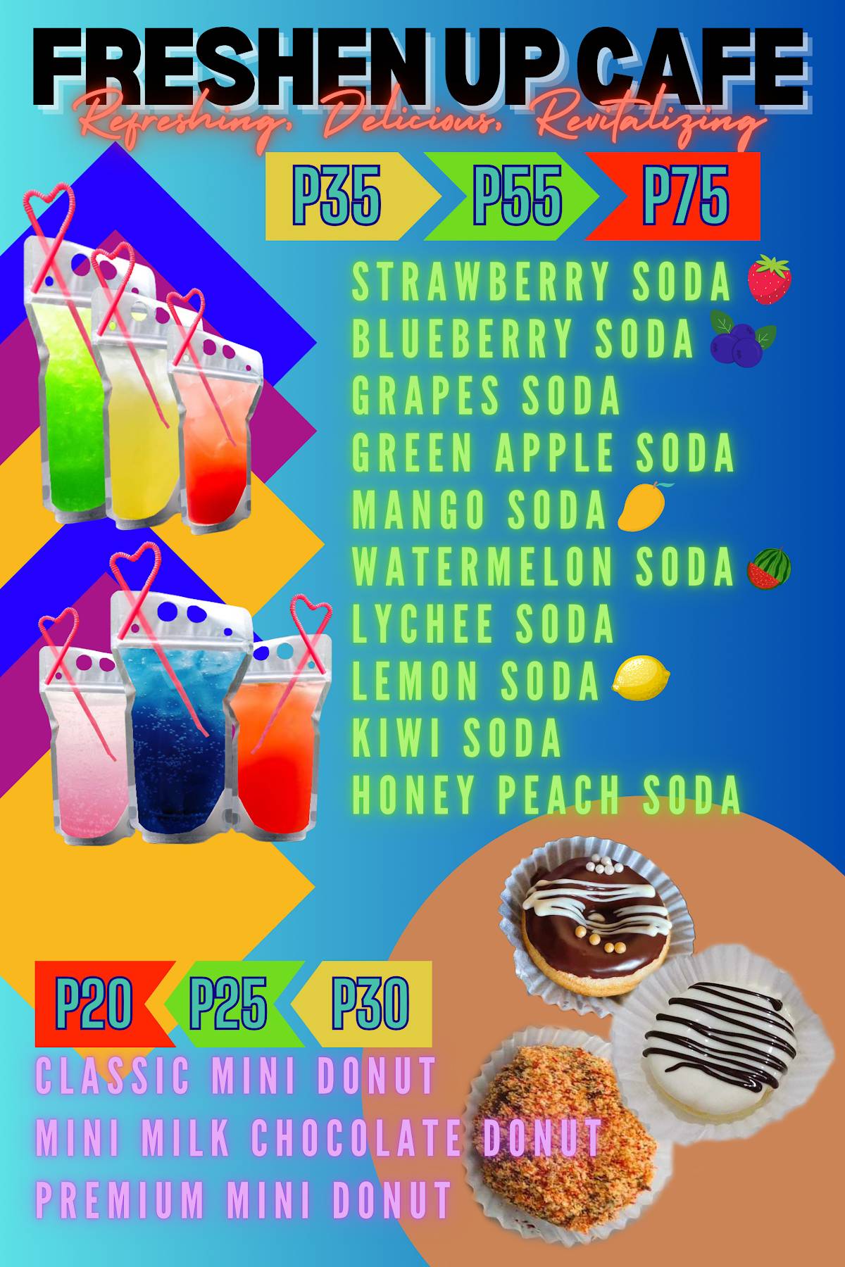 Freshen Up Cafe меню