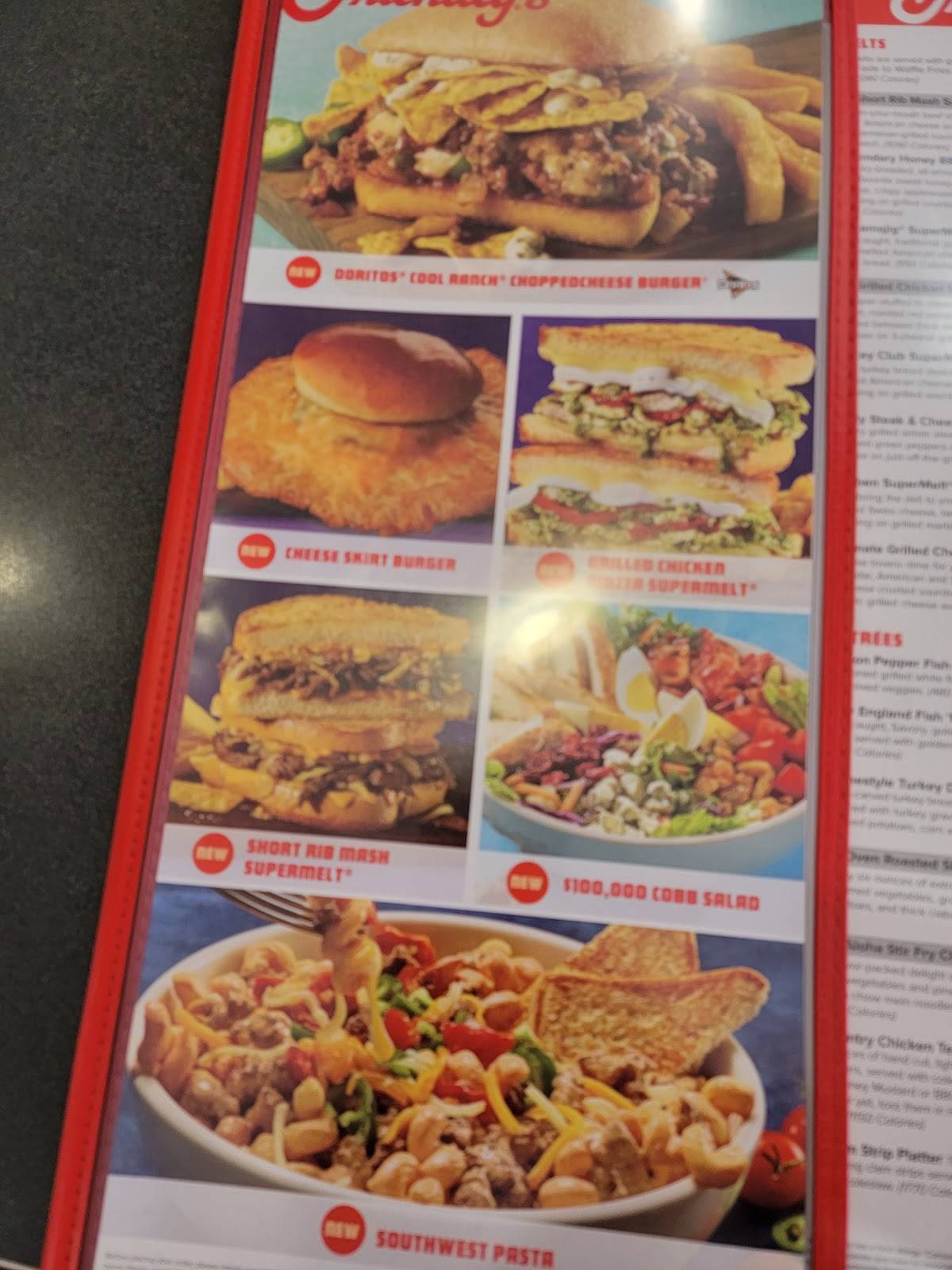 Friendly's меню