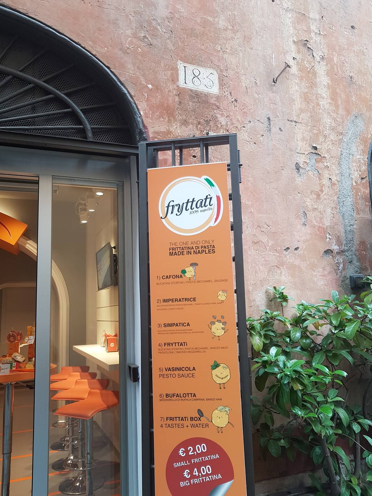 Fryttatì меню
