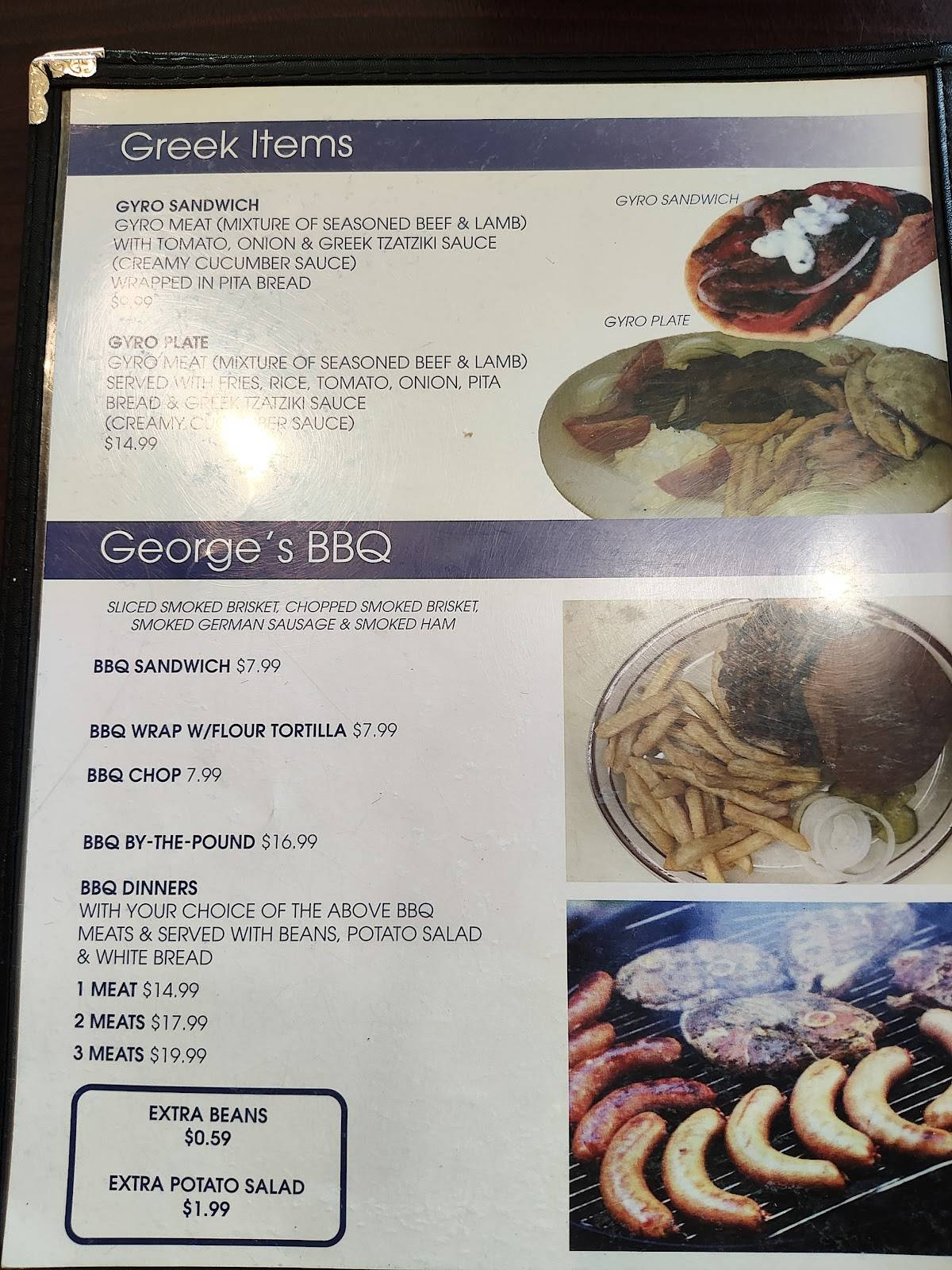 George's Restaurant меню