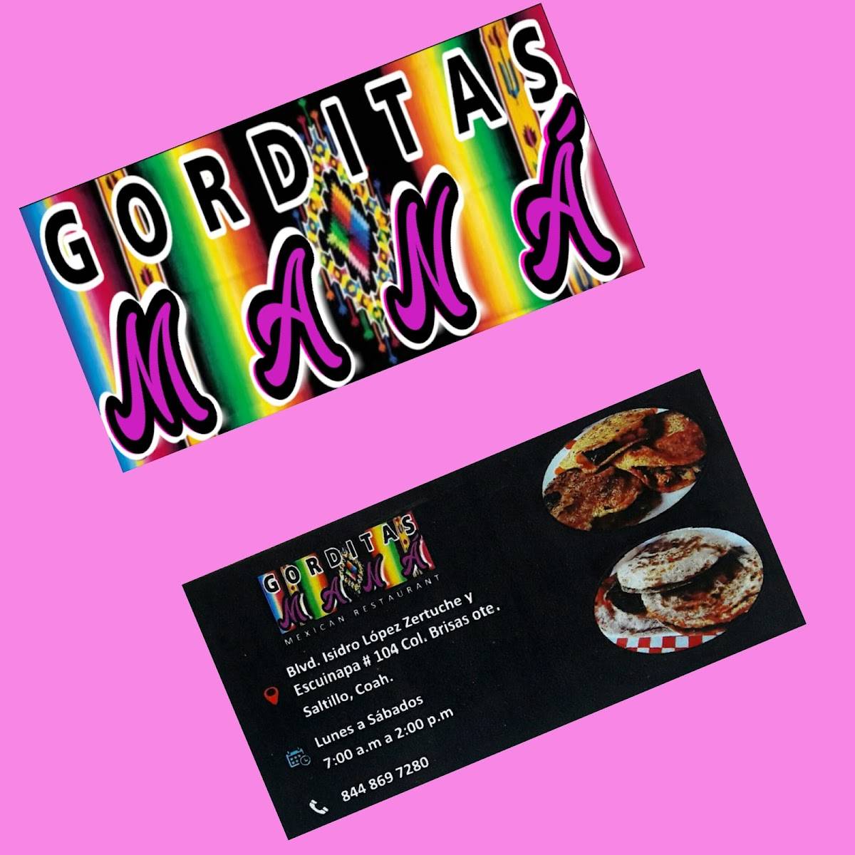 Gorditas Maná меню