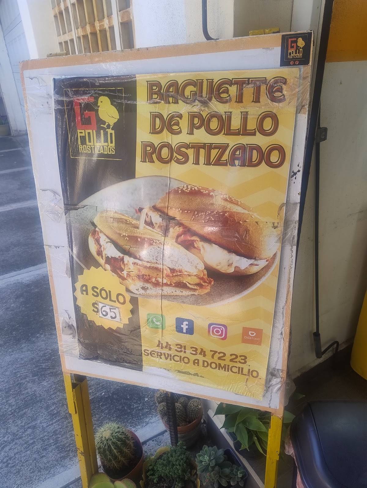 Gpollo rostizados Chapultepec меню