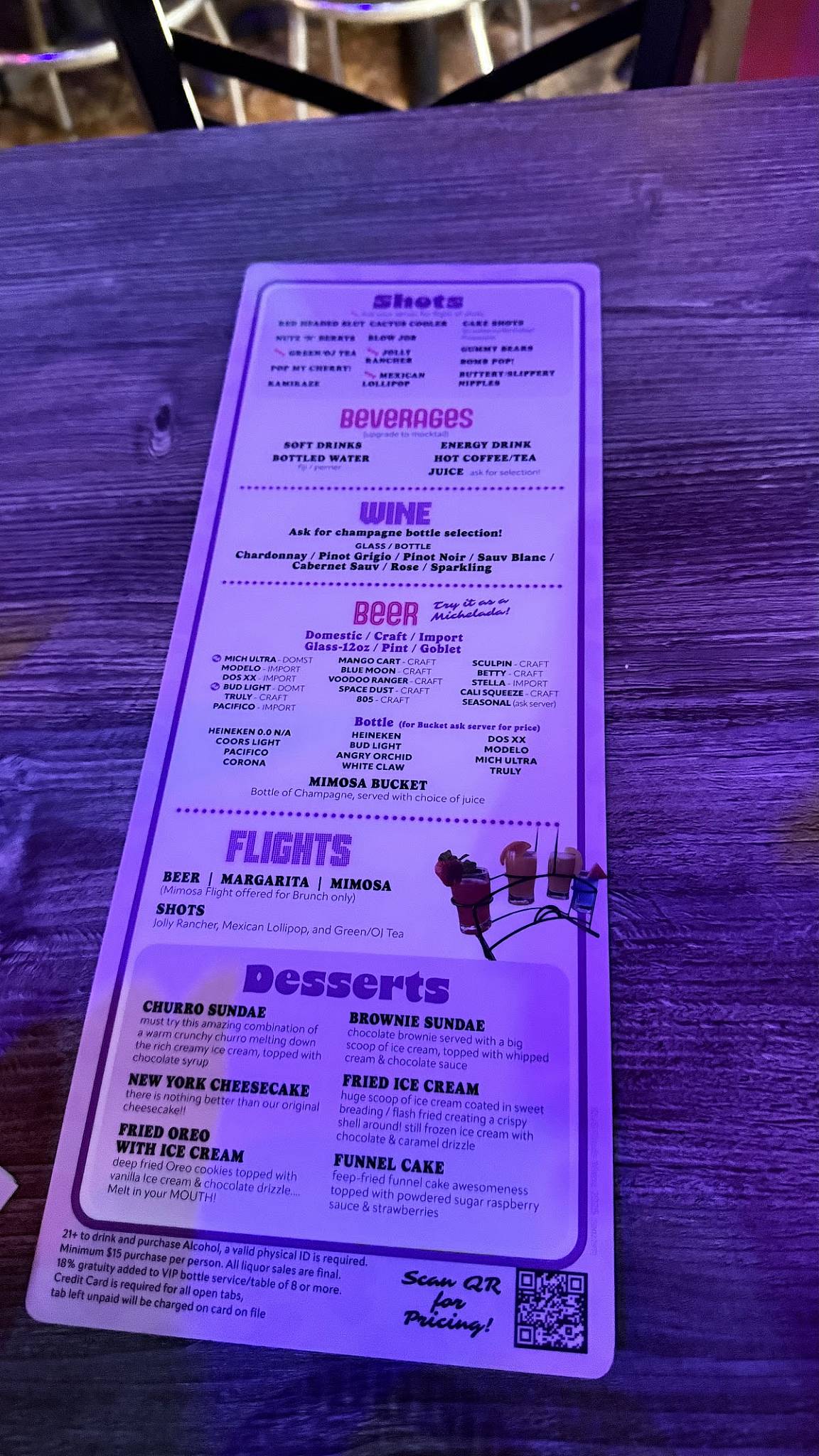 Hamburger Mary's - Ontario меню