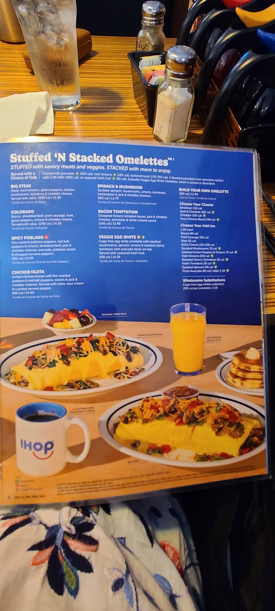 IHOP меню