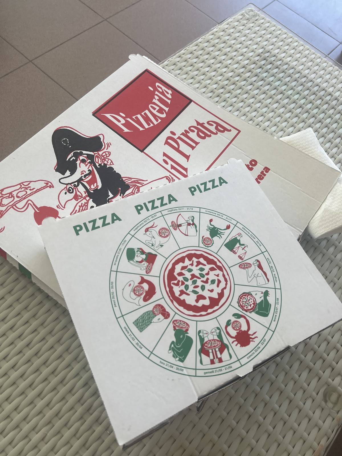 Il Pirata меню