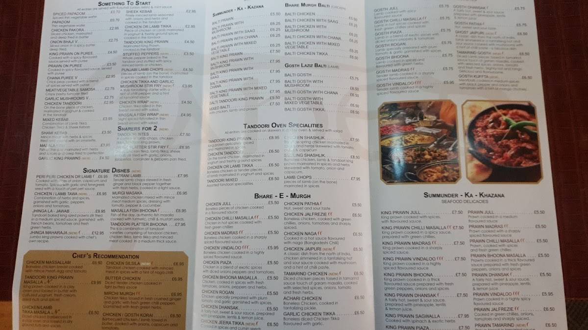 Jahed Cuisine Of India меню