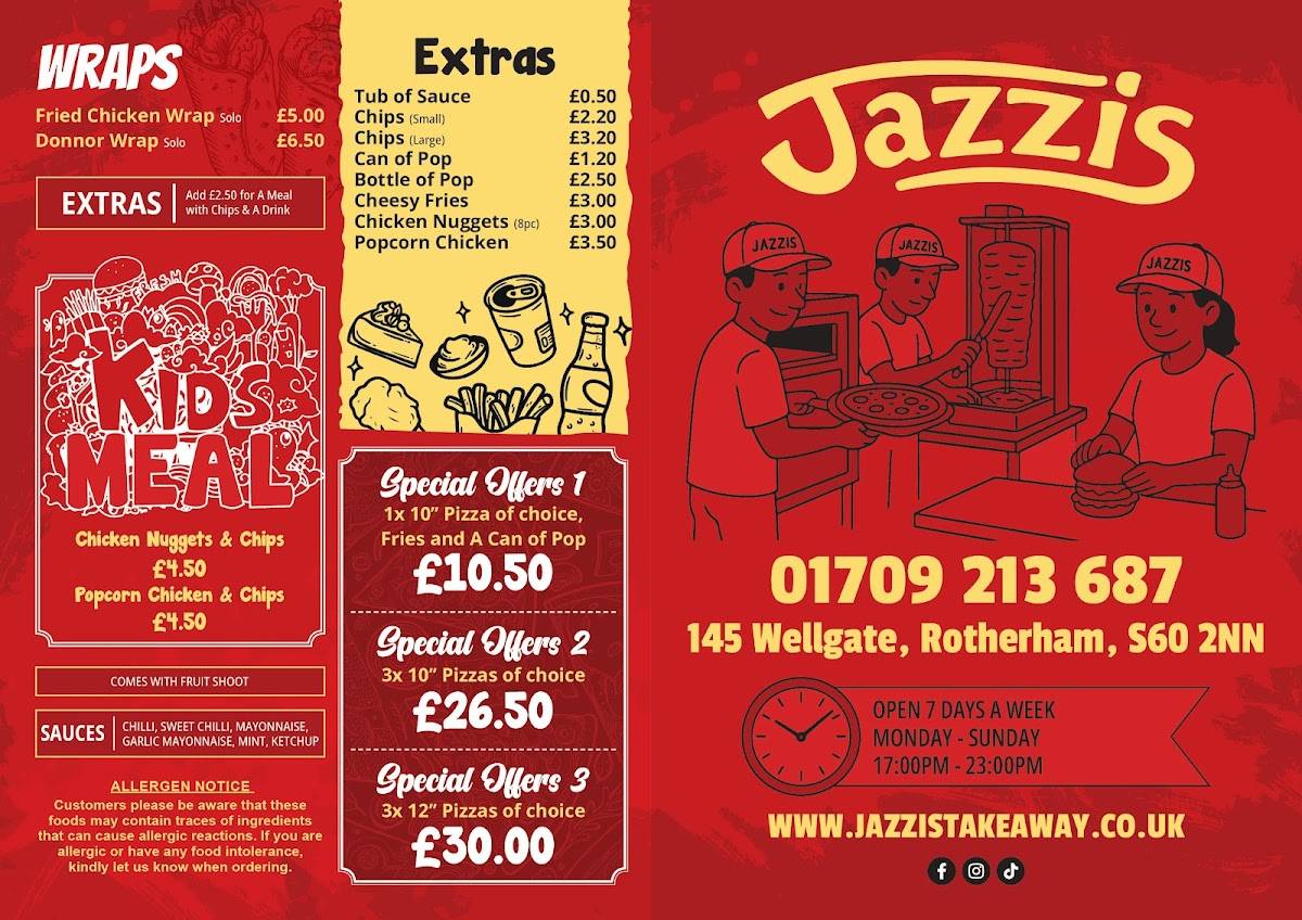 Jazzis меню