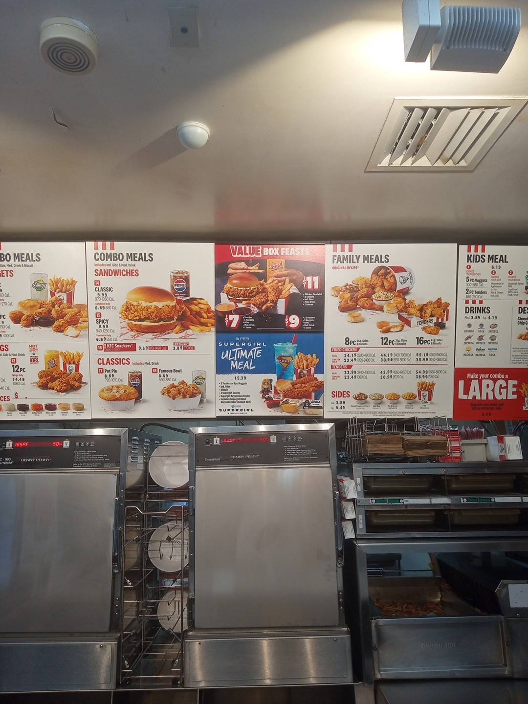 KFC меню