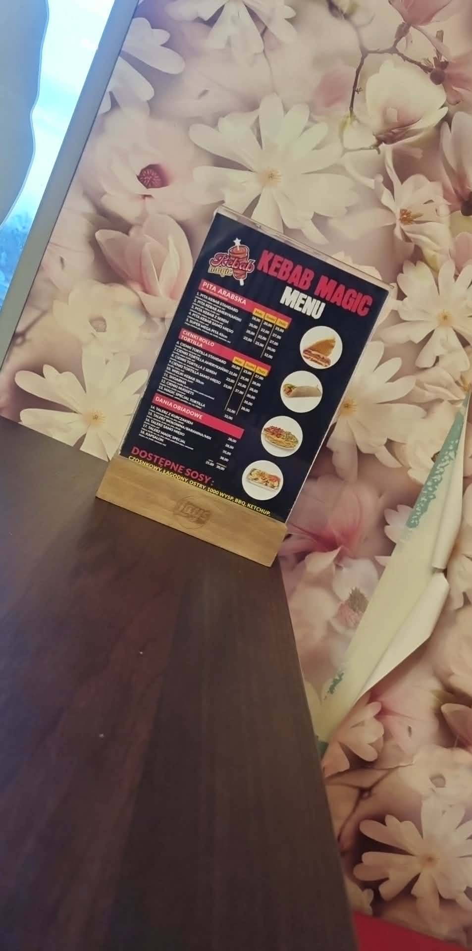 Kebab Magic Recz меню