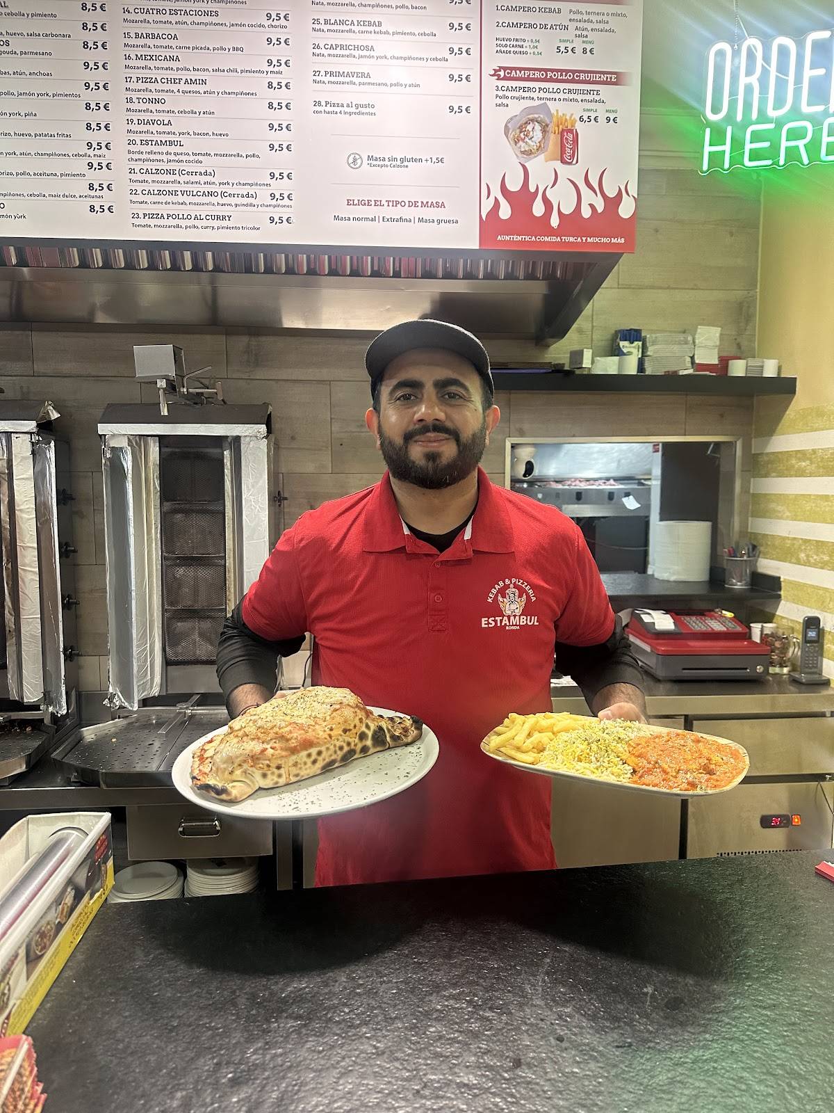 Kebab Pizzería Estambul Ronda меню