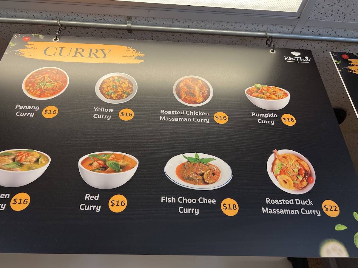 Kin Thai меню