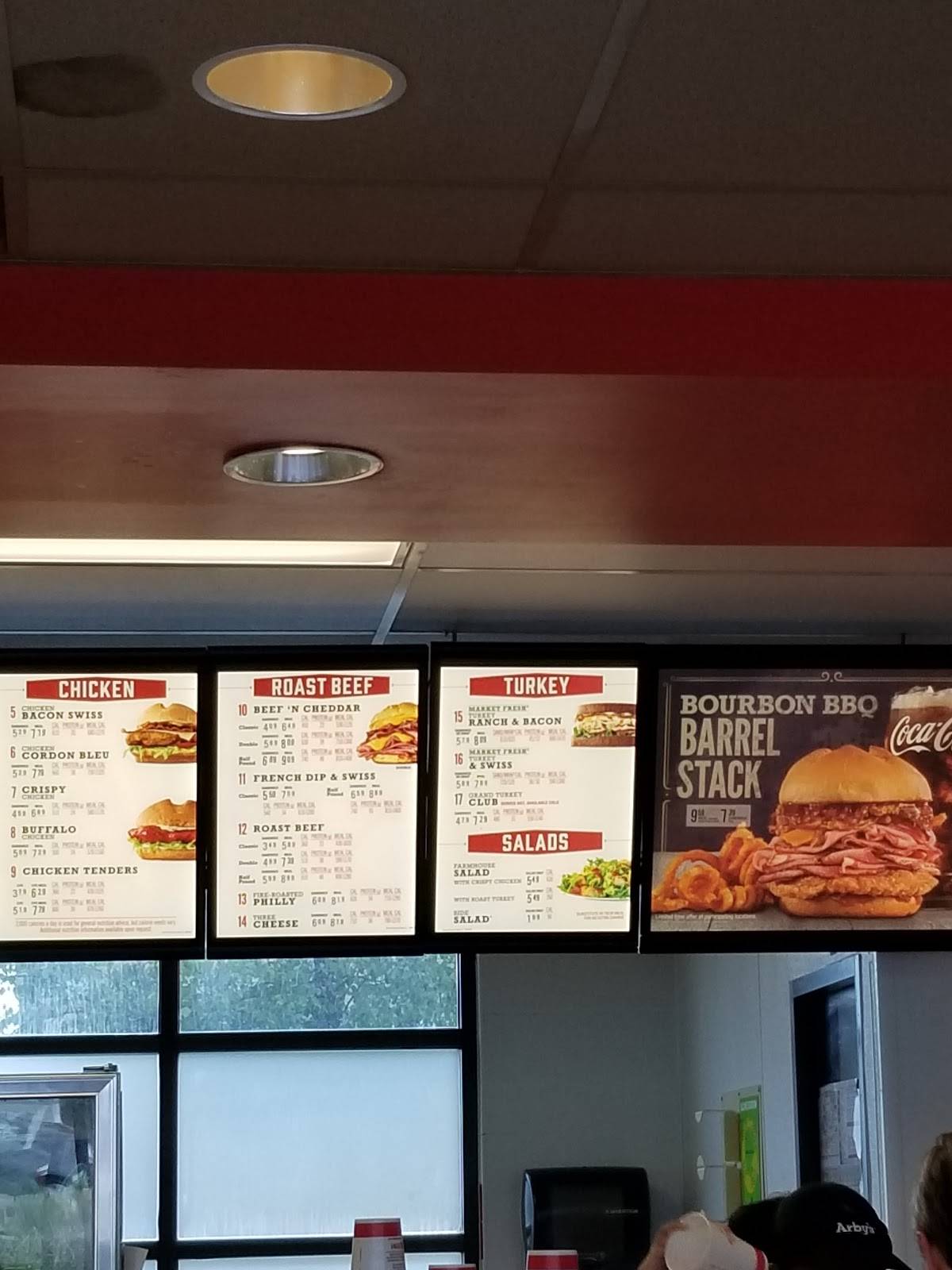 Arby's меню