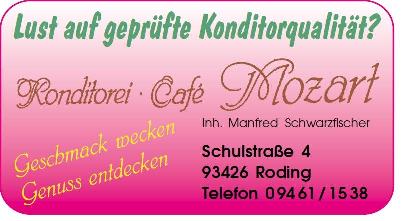 Konditorei Café Mozart меню