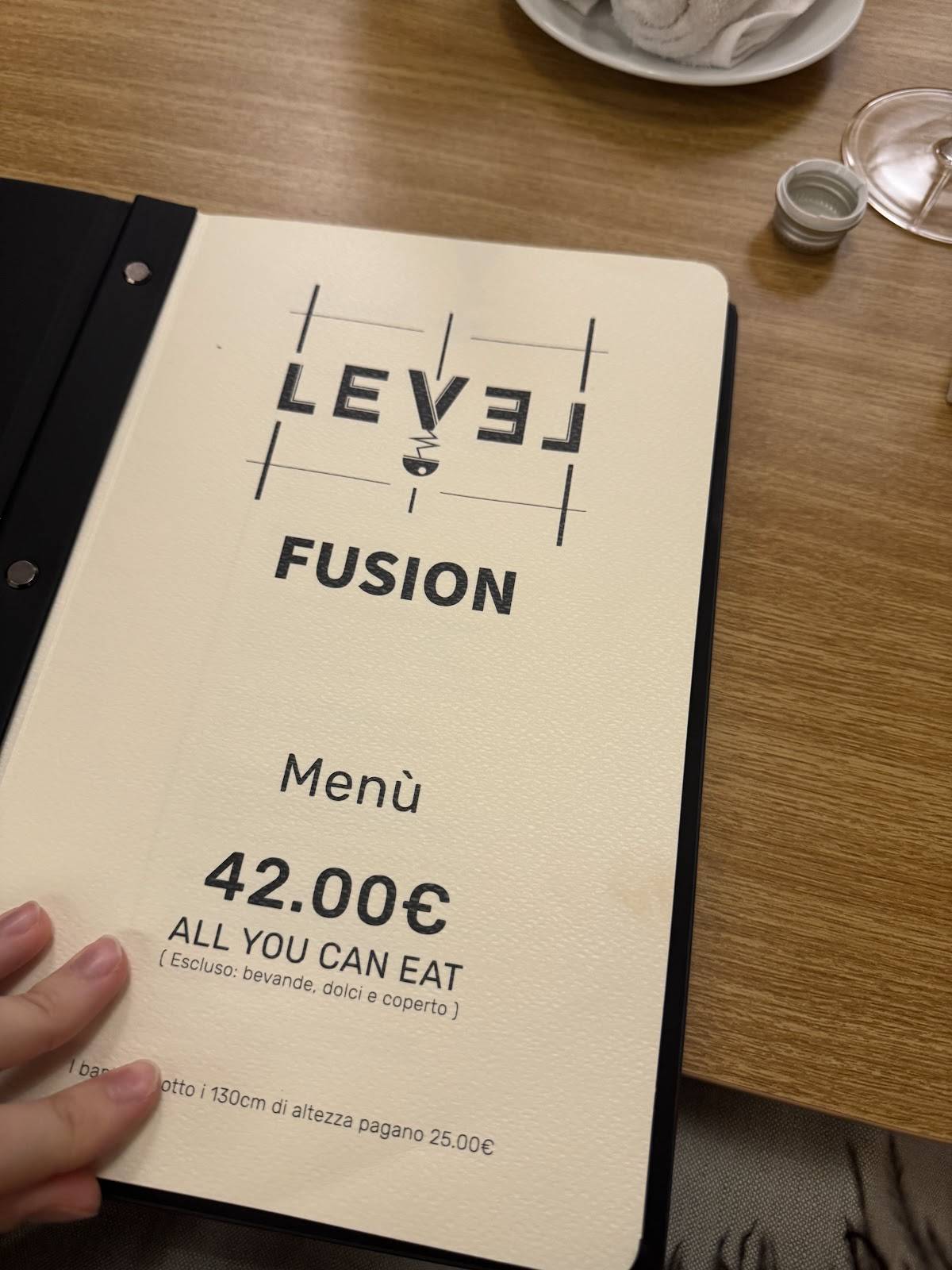 Level Sushi меню