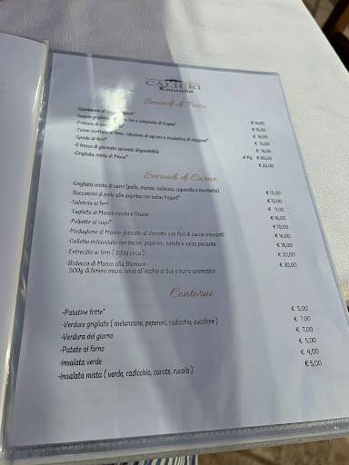 Locanda Calieri меню