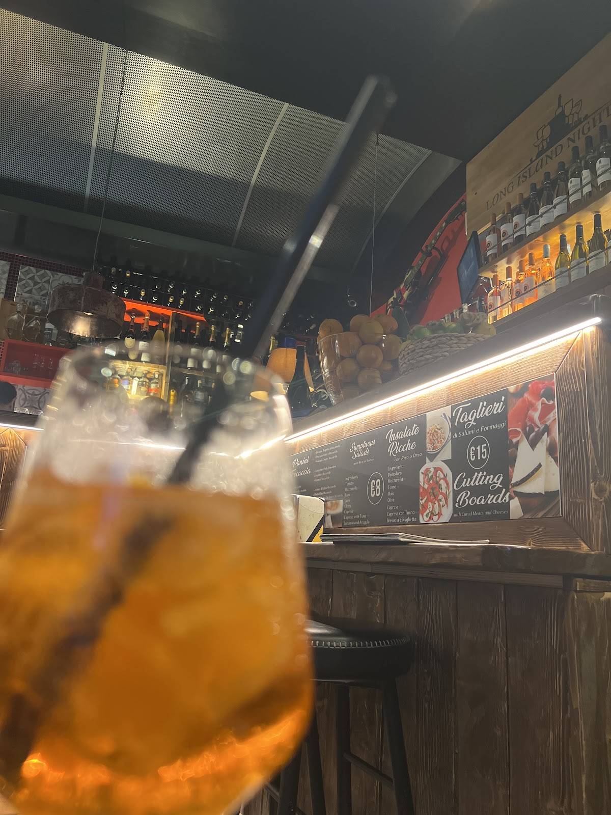 Long Island Night Cafè меню