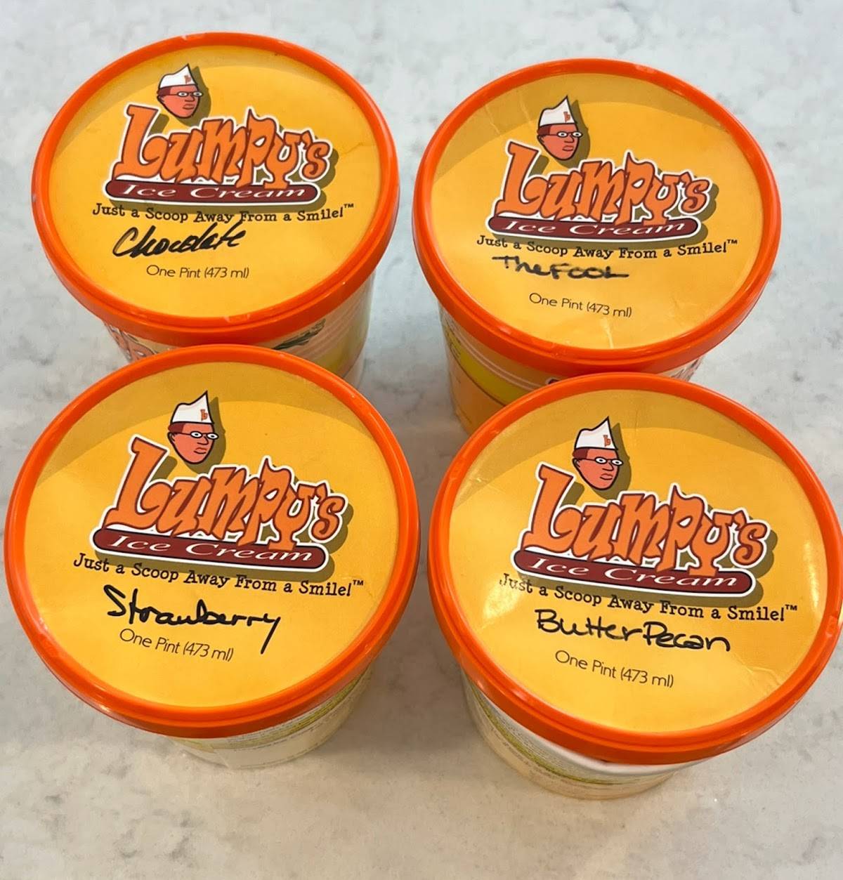 Lumpy's Ice Cream меню