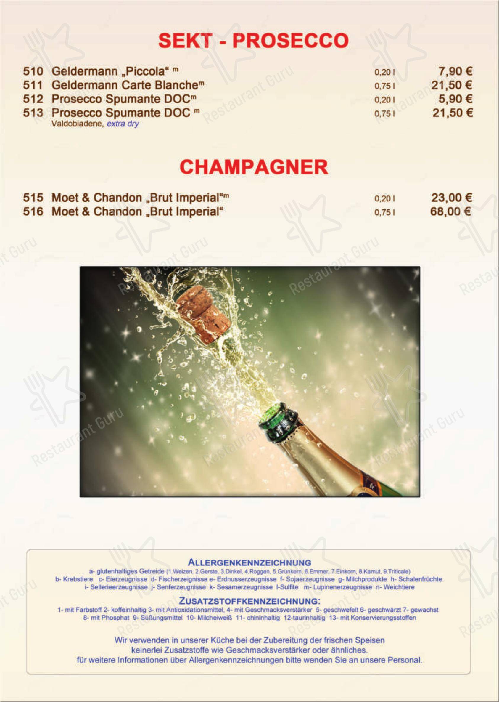 Maharaja Roding indisches Restaurant в Родинге - Меню