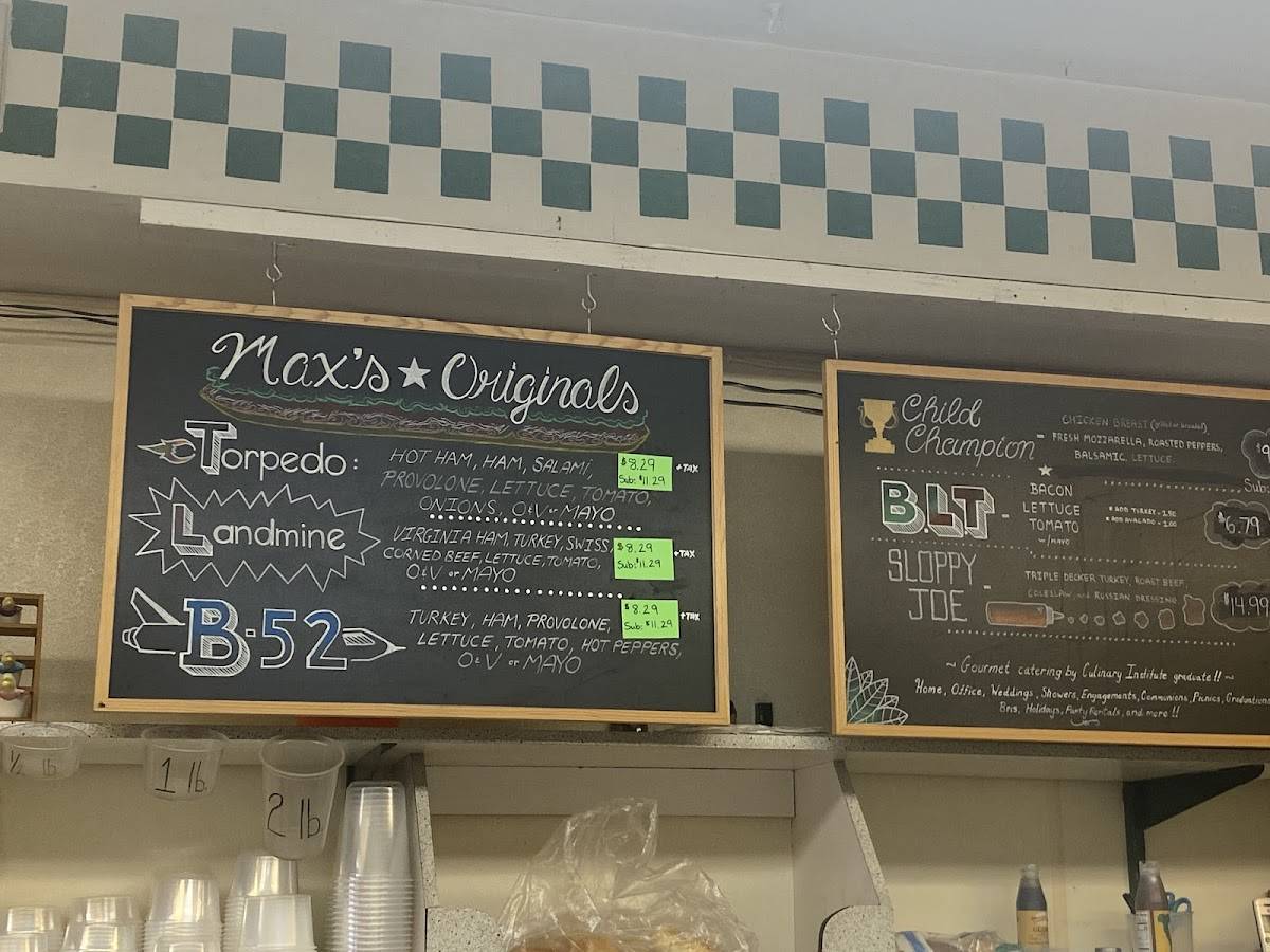 Max's Delicatessen меню