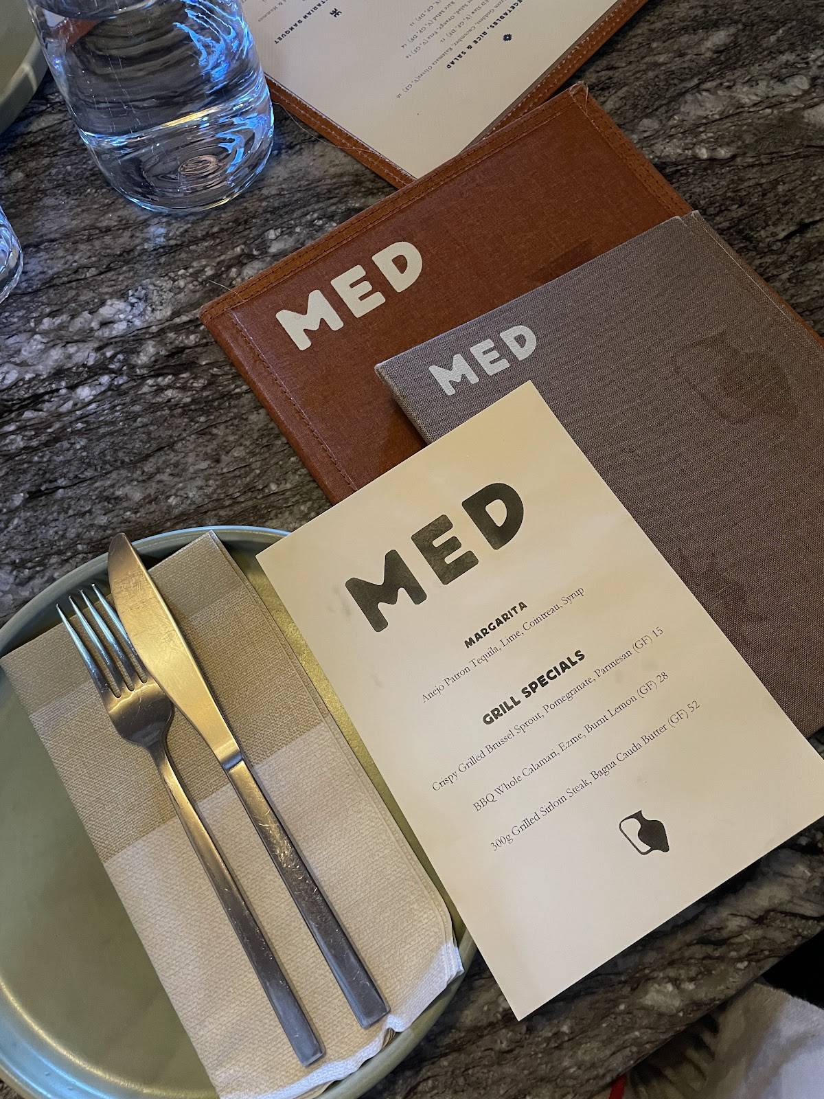 Med Barton меню