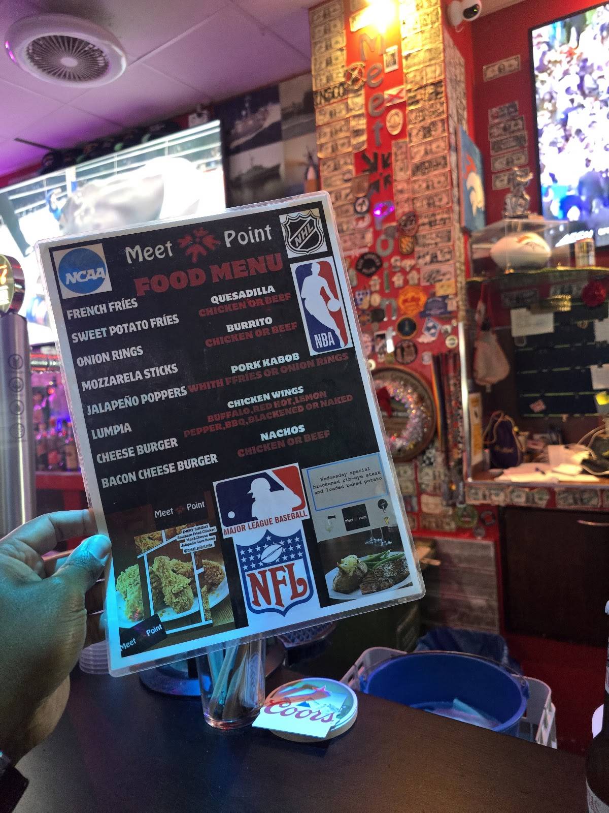 Meet Point Pub Rota меню