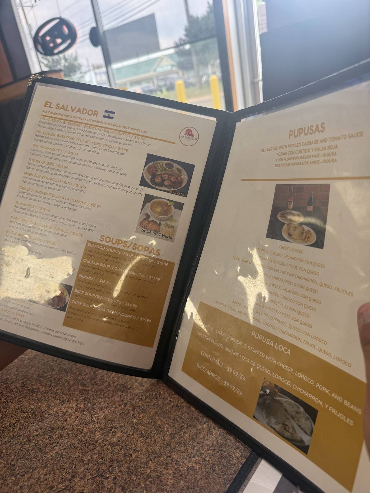 Mi Ranchito Restaurant & Pupuseria меню
