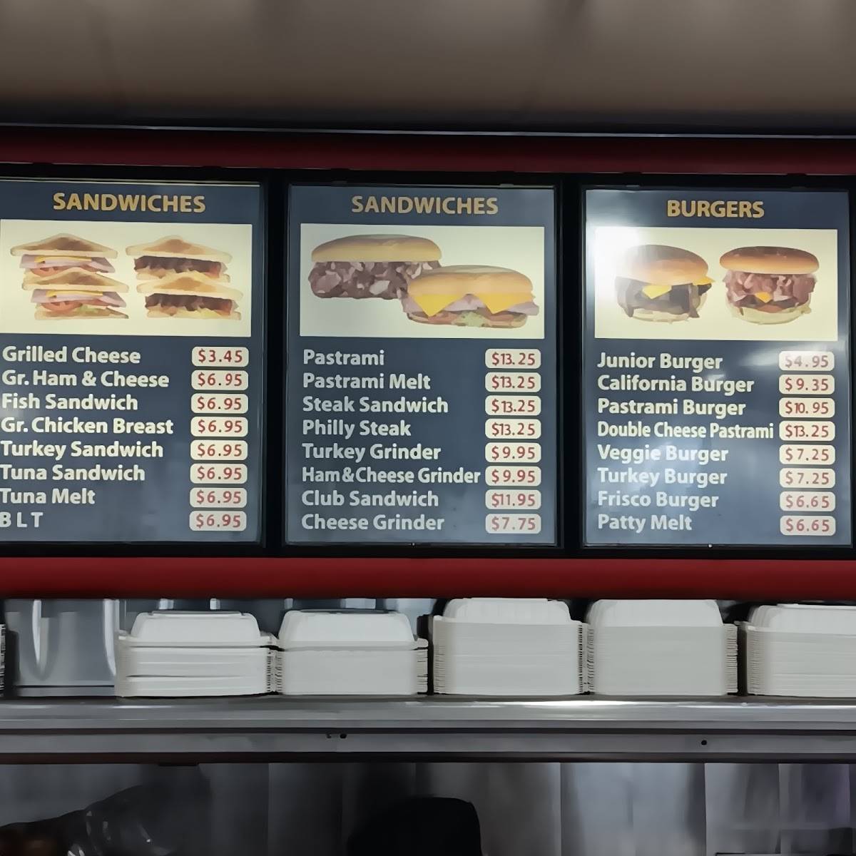 Mission Burgers меню