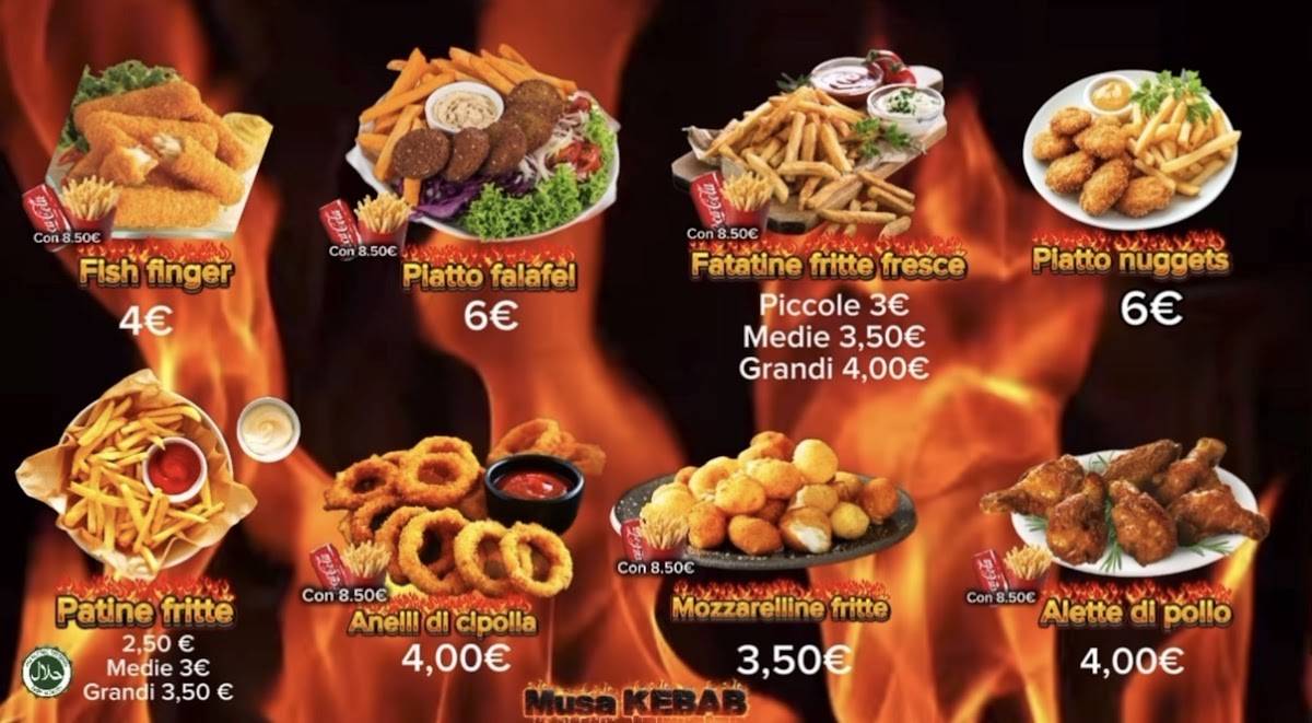 Musa kebab меню