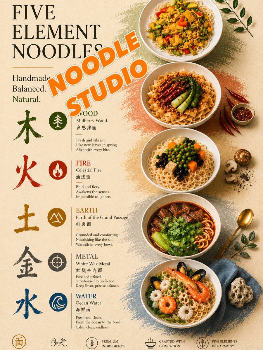 NOODLE STUDIO меню