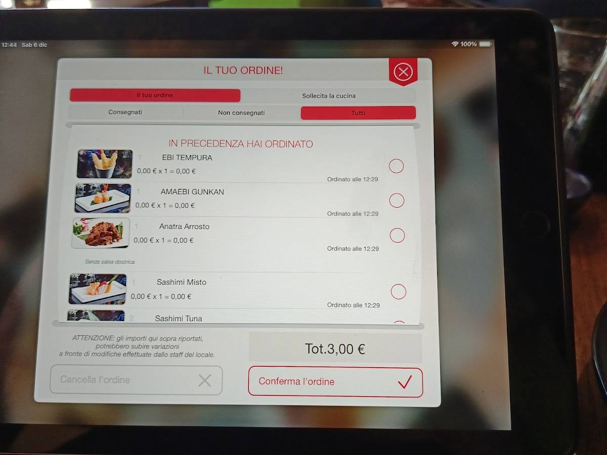 Neko Sushi San Giovanni меню