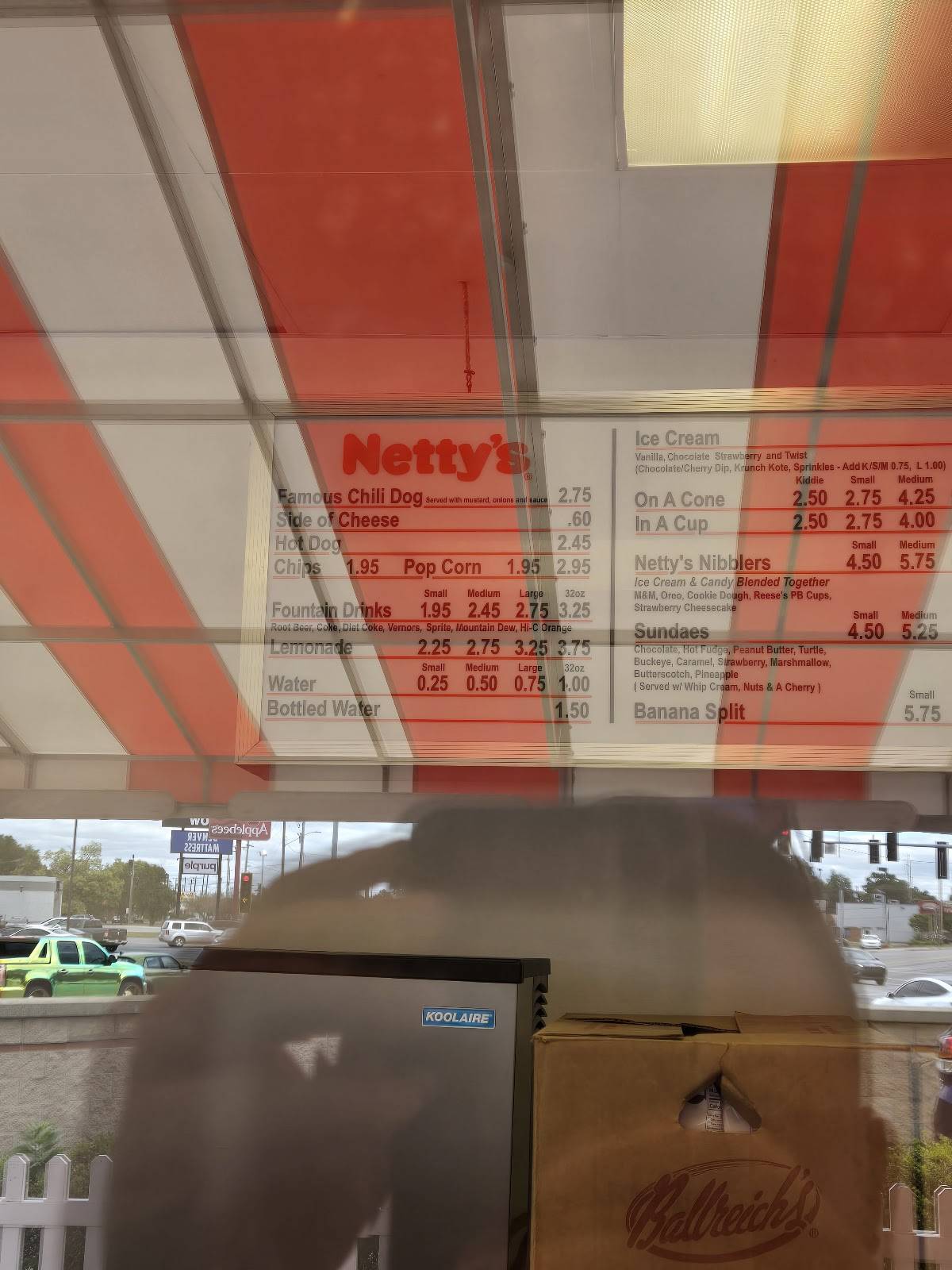 Netty's меню