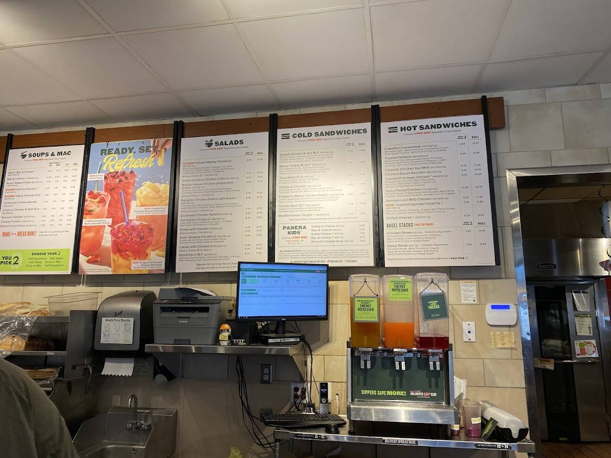 Panera Bread меню