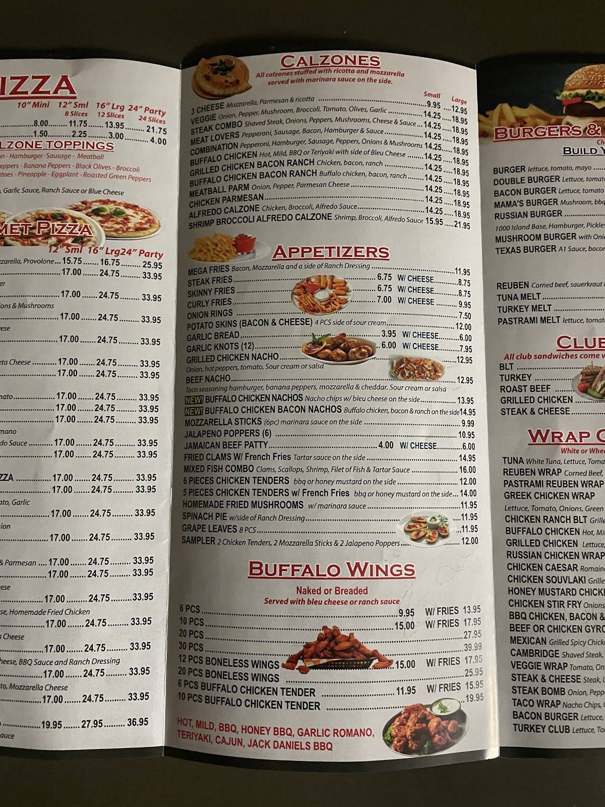 Paramount Pizza Slices меню