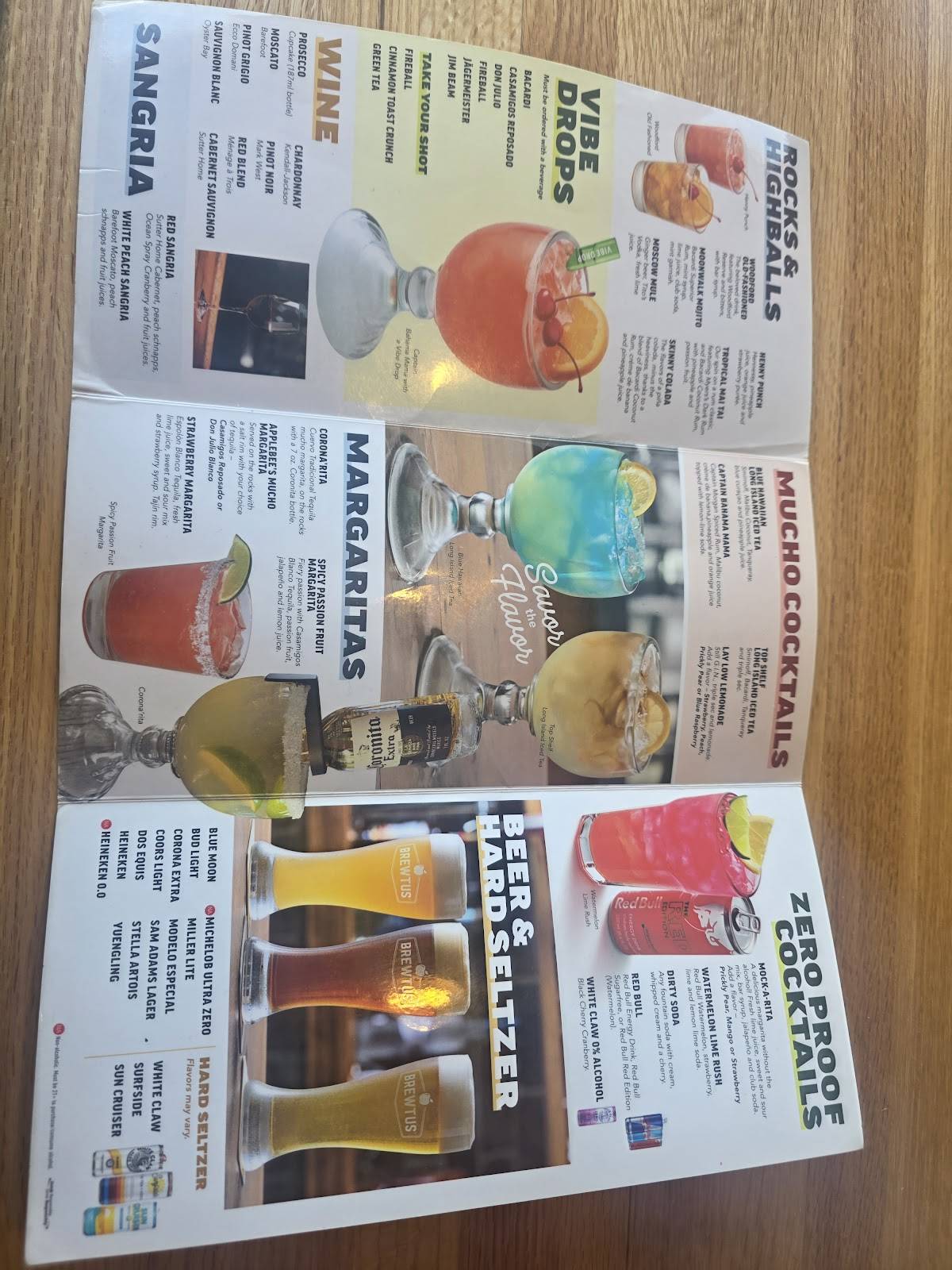 Applebee's Grill + Bar меню