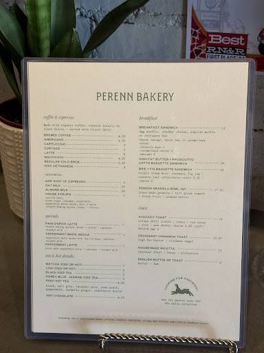 Perenn Midtown меню