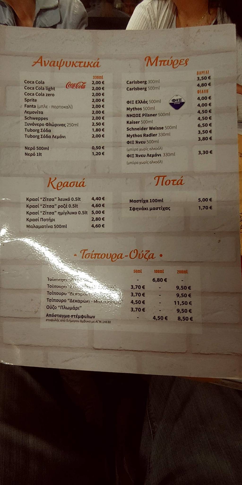 Pitopsomo меню