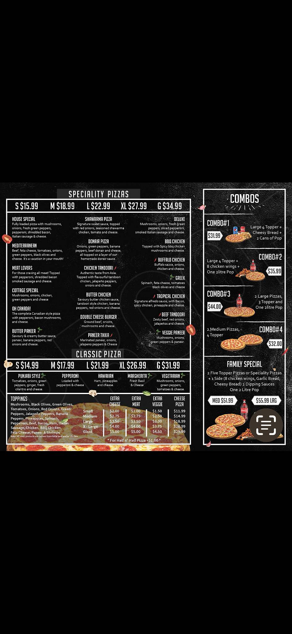 Pizza Cottage - Valley Ridge меню